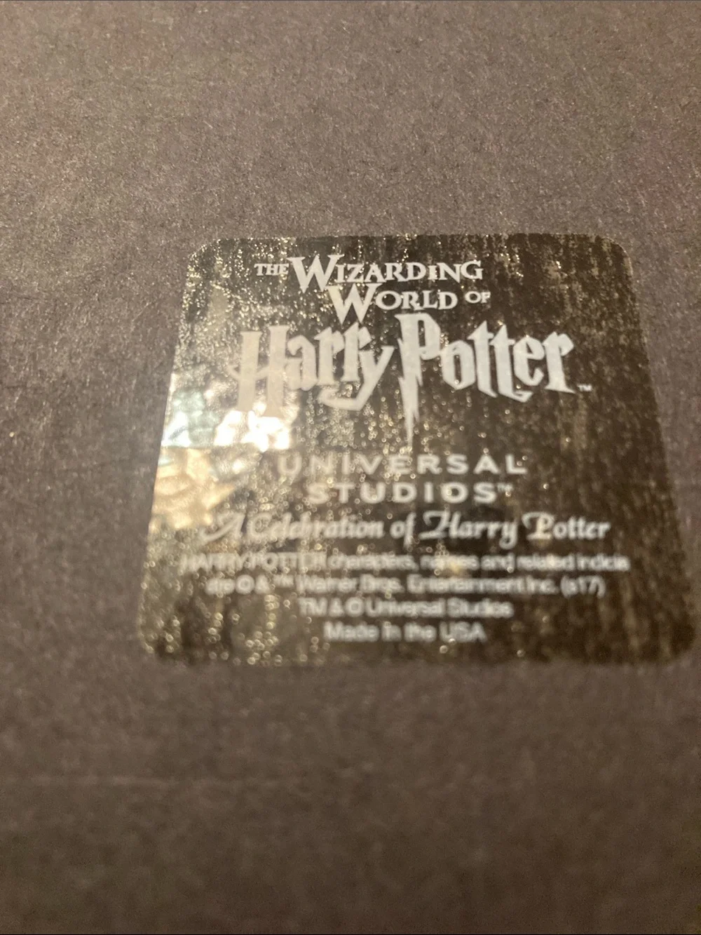 Harry Potter limited edition 2018 plaque